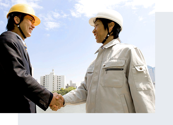 経験豊富な職人たちの確かな技術力に自信!